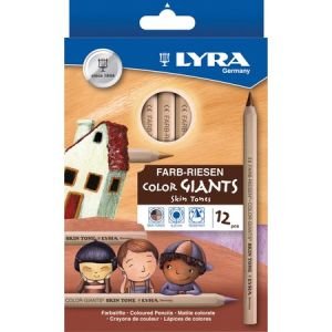 Wholesale Colored Pencils: Discounts on Lyra Color-Giants Skin Tone Colored Pencils DIX3931124
