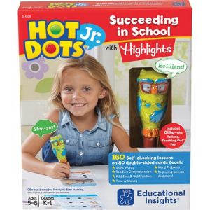 Educational Insights Hot Dots Jr. Succeeding in School with Highlights Set