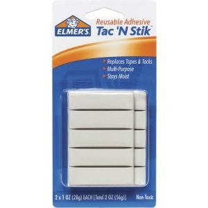 Wholesale Adhesive Putty & Sprays: Discounts on Elmer sTac  N Stik Adhesive Mounts EPI98620