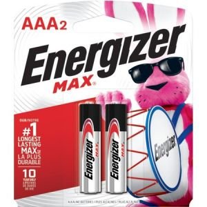 Energizer MAX Alkaline AAA Batteries, 2 Pack