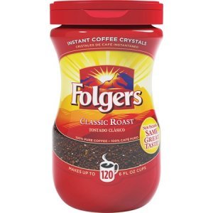 Folgers Classic Roast Instant Coffee Crystals Instant