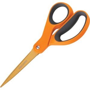 Wholesale Scissors: Discounts on Fiskars Ergonomic Handles 8" Titanium Scissors FSK01004244J
