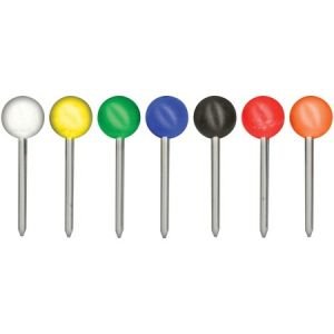 Wholesale Pins, Clips & Clamps: Discounts on Gem Office Products Round Head Map Tacks GEMMTA