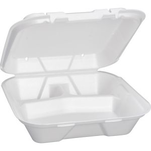 Genpak 3-compartment Carryout Container