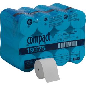 Wholesale Compact Coreless Bath Tissue: Discounts on Compact Coreless Recycled Toilet Paper GPC19375
