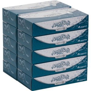 Angel Soft Ultra Professional Series Facial Tissue in Flat Box