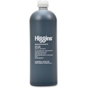 Wholesale Higgins Ink: Discounts on Higgins Waterproof Black Ink Bottle HIG44204