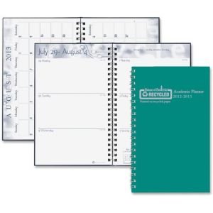Wholesale Academic Planners: Discounts on House of Doolittle Wirebound Leatherette Weekly Planner HOD274RTG09