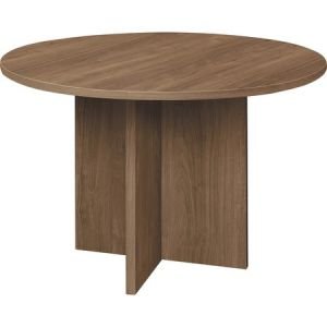 Wholesale Foundation Collection: Discounts on HON Foundation Round Conference Table - 29.5" - Material: Thermofused Laminate (TFL) - Finish: Pinnacle