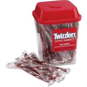 Wholesale Candy/Chocolate & Gums: Discounts on Twizzlers Hershey Co. Strawberry Candy Twists HRS51902