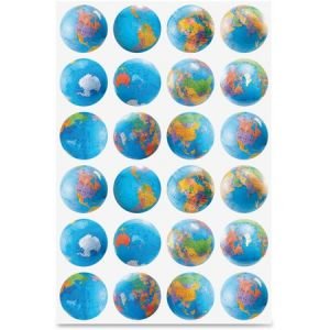 Hygloss Globes Stickers