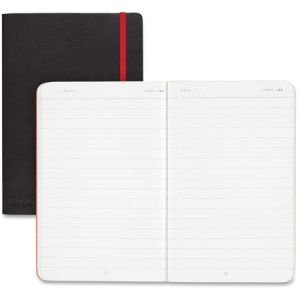 Black n  Red Soft Cover Business Notebook