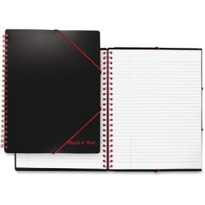Black n  Red Twinwire Filing Notebook