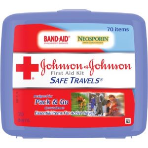 Wholesale First Aid Kits: Discounts on Johnson & Johnson Safe Travels First Aid Kit JOJ8274
