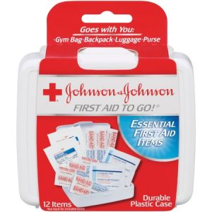 Johnson & Johnson 12-piece Mini First Aid Kit