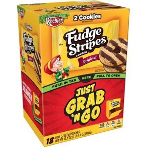 Keebler Fudge Stripe Cookies Grab  N Go Pouches