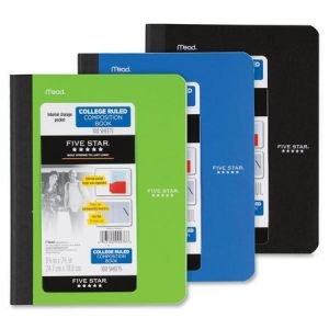 Wholesale Notebooks: Discounts on Mead Mead Five Star Poly Composition Book with Pocket MEA09276