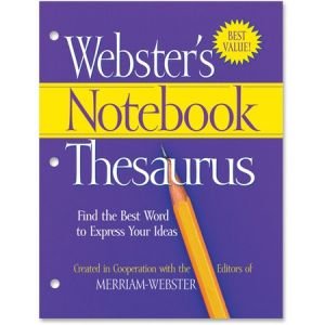 Merriam-Webster Notebook Thesaurus Dictionary Printed Book - English