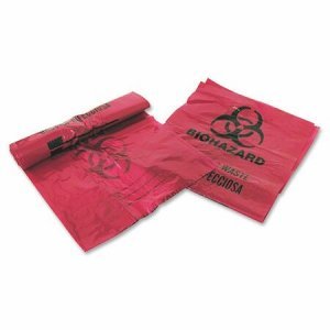 Medegen MHMS Infectious Waste Red Disposal Bags