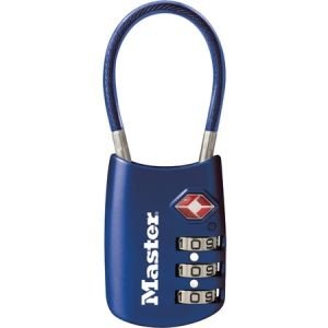 Wholesale Master Locks: Discounts on Master Lock TSA-accepted Cable Lock MLK4688DBLU