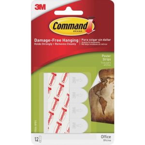 Wholesale Mounting Tape: Discounts on Command Small Poster Strips MMM17024ES