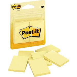 Post-it Notes, 1.5 in x 2 in, Canary Yellow