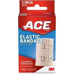 Ace Elastic Bandage with Clips, 3"