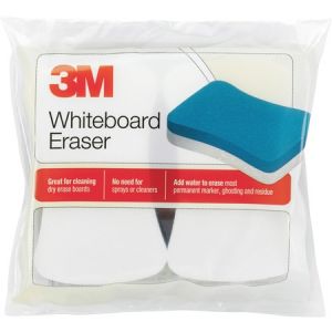 3M Whiteboard Eraser for Whiteboards, 2/Pack