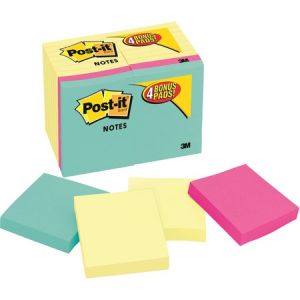 Post-it Notes, 3" x 3" Canary Yellow