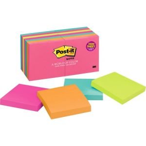 Post-it Notes, 3" x 3" Cape Town Collection