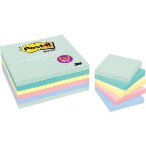 Post-it Notes Value Pack, 3" x 3" Marseille Colors