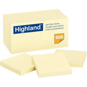 Wholesale Adhesive Notes: Discounts on Highland Self-Sticking Note Pads MMM654918PK