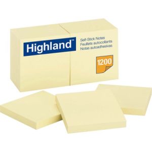 Wholesale Adhesive Notes: Discounts on Highland Self-Sticking Note Pads MMM6549YW