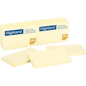 Wholesale Adhesive Notes: Discounts on Highland Self-Sticking Note Pads MMM6559YW