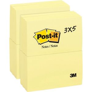 Post-it Canary Yellow Original Note Pads