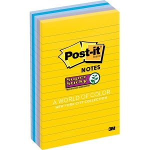 Post-it New York Collection Post-it Super Sticky Notes
