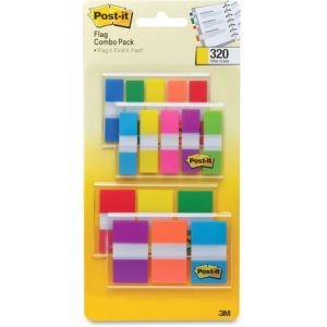 Post-it Flags, Assorted Color Combo Pack