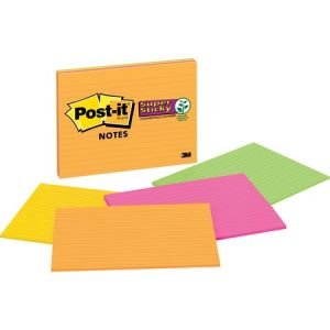 Post-it Super Sticky Lined Meeting Notes Pads