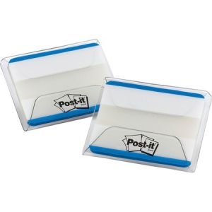 Post-it Durable Tabs, 2" x 1.5" Lined, Blue