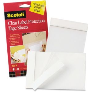 3M Label Protection Tape Sheets, 4" X 6"