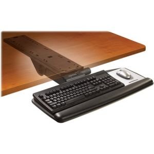 Wholesale Keyboard Trays: Discounts on 3M Easy Adjust Keyboard Tray with Standard Keyboard and Mouse Platform MMMAKT90LE
