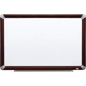 Wholesale Dry-erase Boards: Discounts on 3M Prem.Porcelain Mahogany Frame Dry-erase Boards MMMP7248FMY