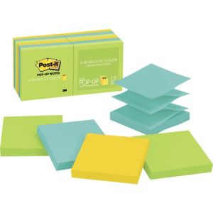 Post-it Pop-up Notes, 3"x 3", Jaipur Collection