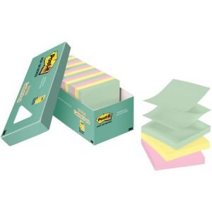 Post-it Pop-up Notes, 3" x 3", Marseille Collection