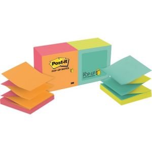Post-it Pop-up Notes, 3" x 3", Alternating Cape Town Collection