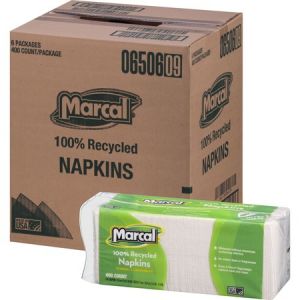 Wholesale Napkins: Discounts on Marcal 100% Recycled Luncheon Napkins MRC6506CT