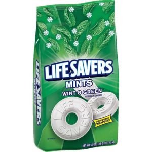 Wholesale Candy/Chocolate & Gums: Discounts on Life Savers Wint O Green Mints Bag - 3 lb. 2 oz. MRS21524