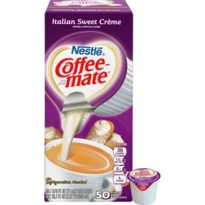Wholesale Nestle Coffee-mate Creamers: Discounts on Nestl Coffee-mate Coffee Creamer Italian Sweet Crme - liquid creamer singles NES84652