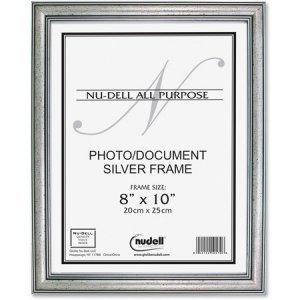 Glolite Nu-dell NuDell Antique Silver Finish Wood Frame