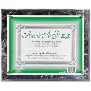 Nu-Dell Woodgrain Award-A-Plaque